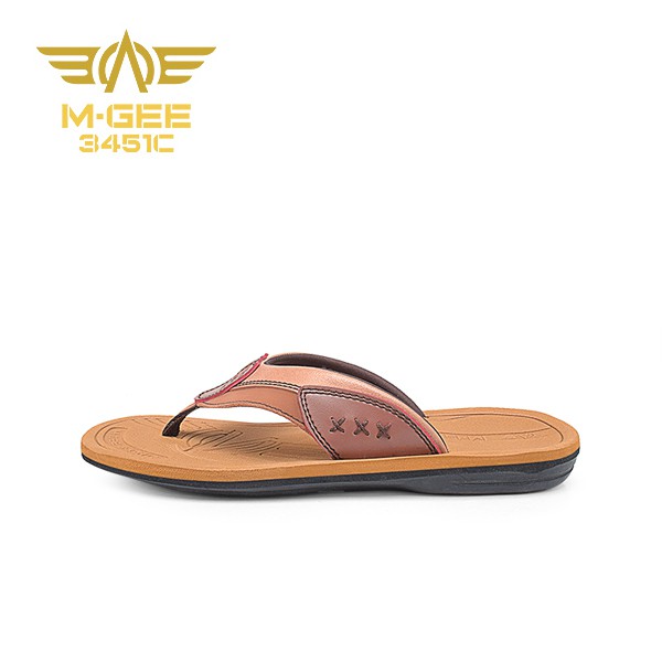 Mgee Octagon Sandal Kasual Pria - Kamel