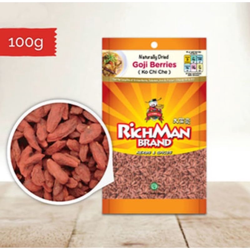 

Richman Brand Goji Berries / Ko Chi Che 100gr