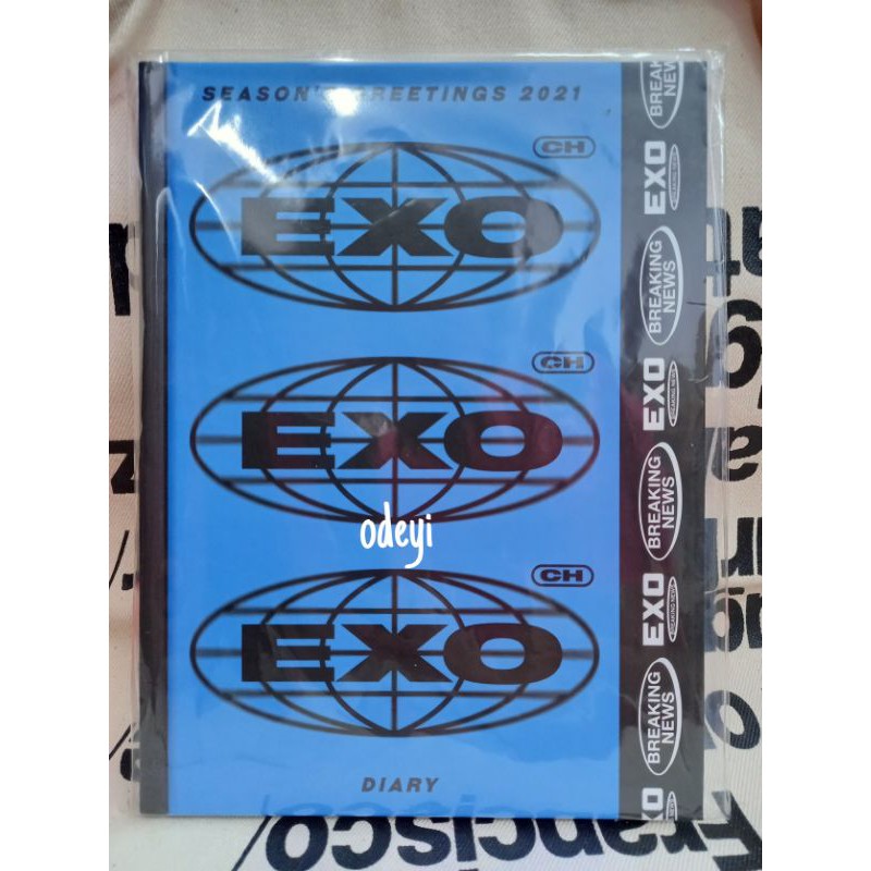 EXO HARD COVER DIARY SEASON'S GREETINGS 2021