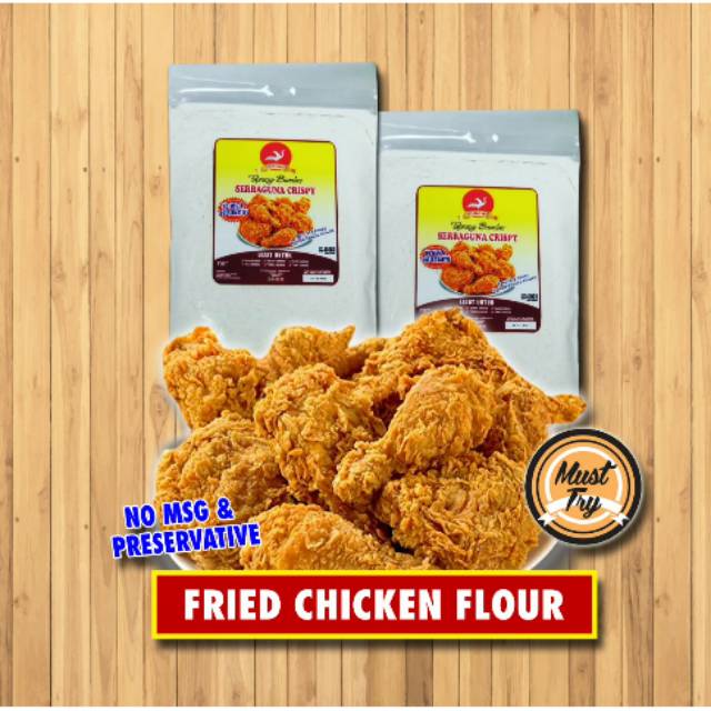 

PROMO !! Tepung Ayam Goreng Krispi NON MSG 400 Gr