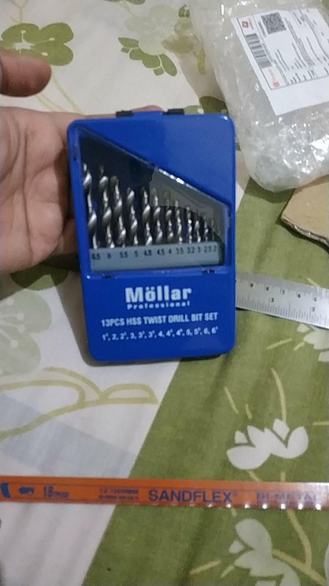 Mata Bor Besi Set 13 Pcs - Mata Bor Besi - Mata Bor Hss- Twist Drill