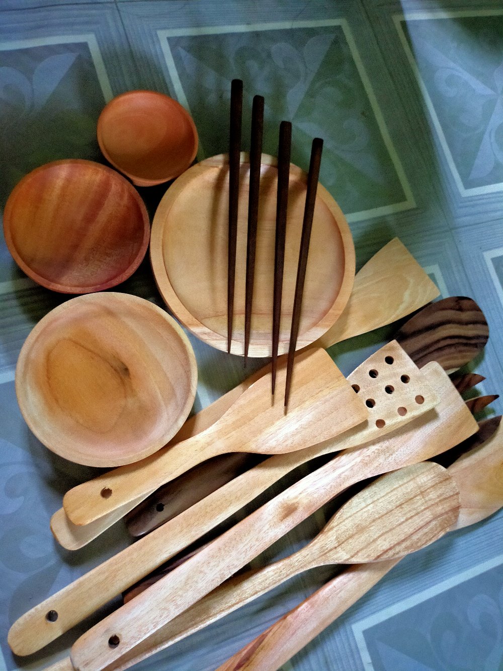 Cobek Kayu / Wadah Sambal / Tempat Sambal /saus /kecap /bumbu Dari Kayu Diameter 8cm, 10cm, 12cm