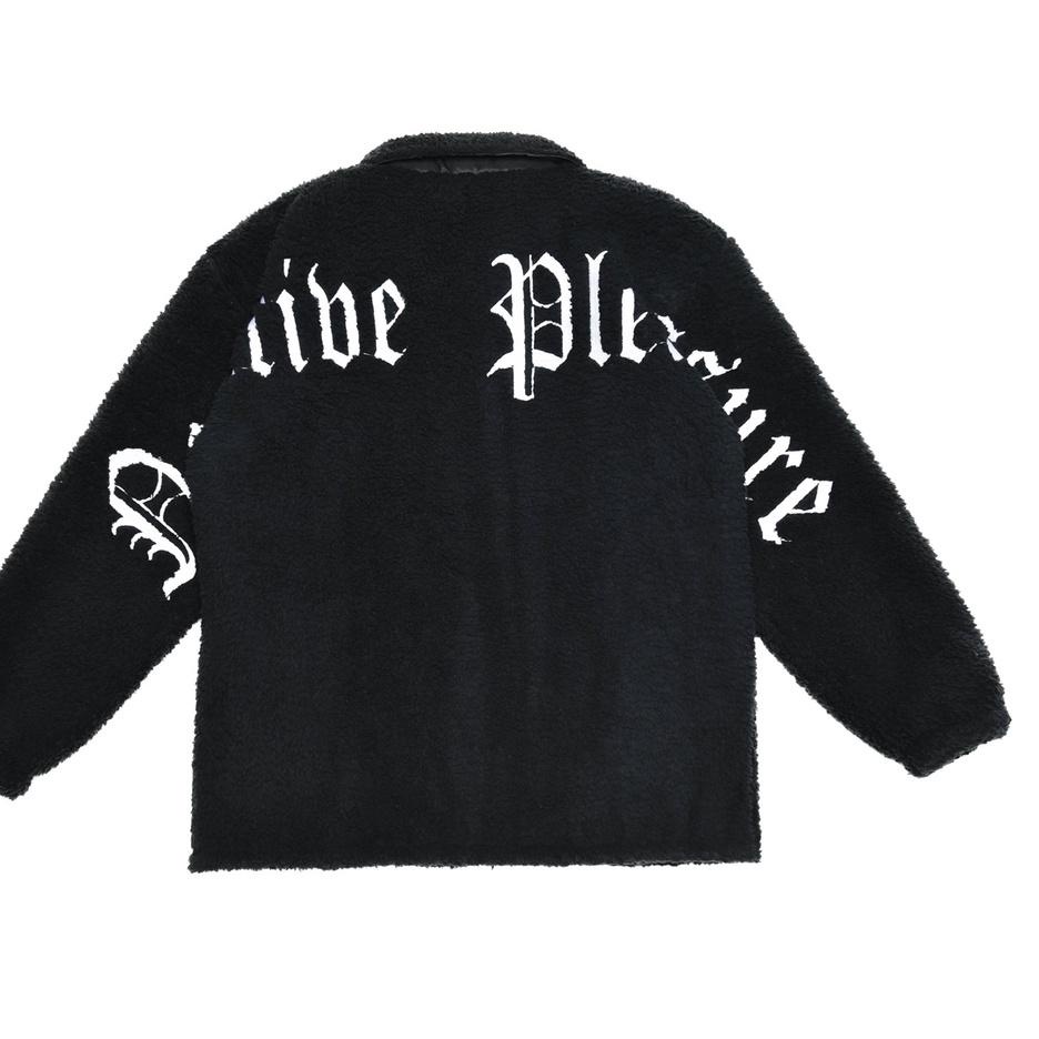 Sudah READY.. TIMEBOMB | SHERPA JACKET V2( BLACK POCKET BLACK - NEGATIVE PLEASURE )