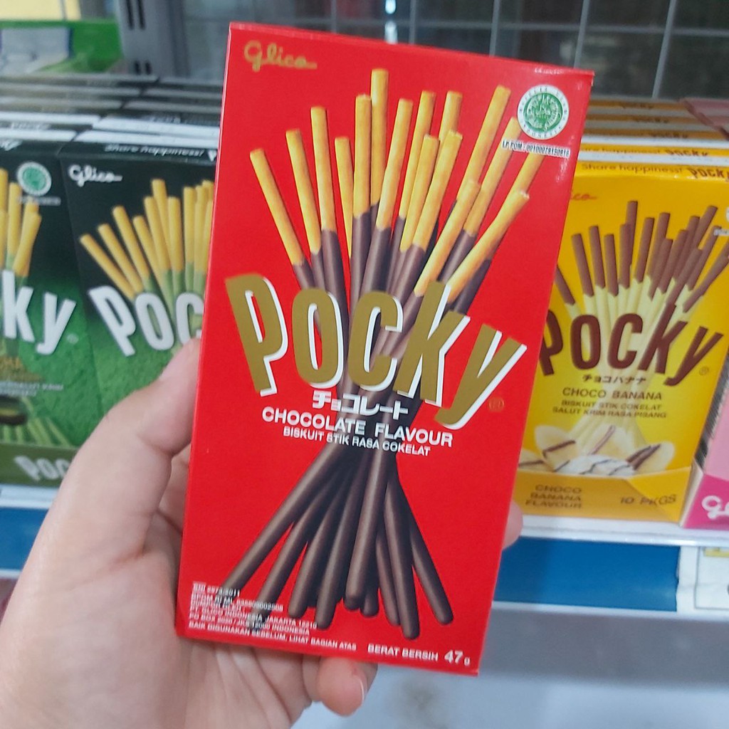 

POCKY CHOCOLATE COKELAT BISKUIT 47G