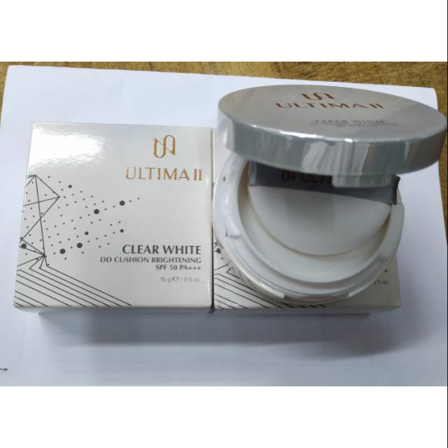 Ultima II clear white DD cushion brightening