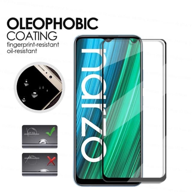 REALME C35 NARZO 50A PRIME 50I 30A C3 C11 C12 C15 C21 C21Y C25Y C25 TEMPERED GLASS FULL COVER ANTI GORES KACA