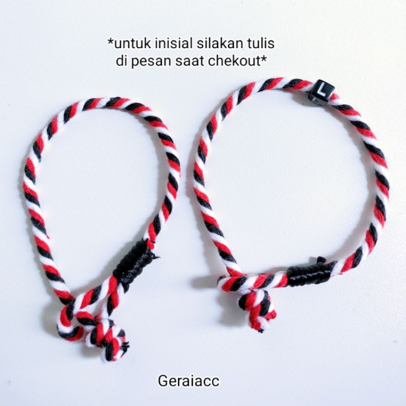 Gelang Tridatu Tali Simpul / Gelang 3 Warna/ Gelang Bali 3mm