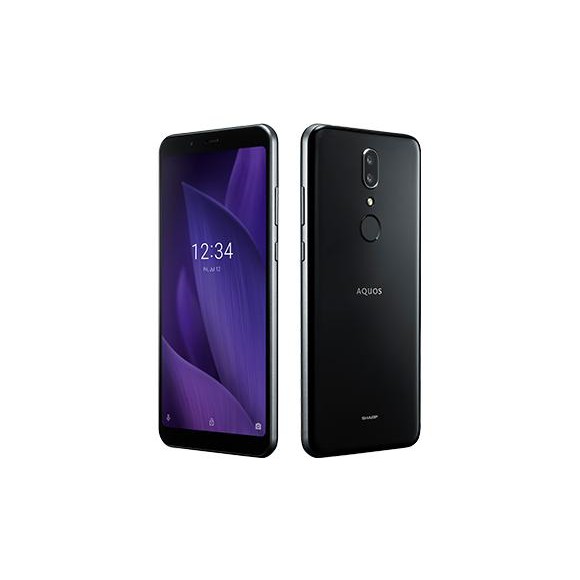 HP SHARP AQUOS V SH-C02 HANDPHONE MOBILE RAM 4GB INT 64GB BLACK 13MP+13MP(REAR) /8MP (FRONT/DEPAN)