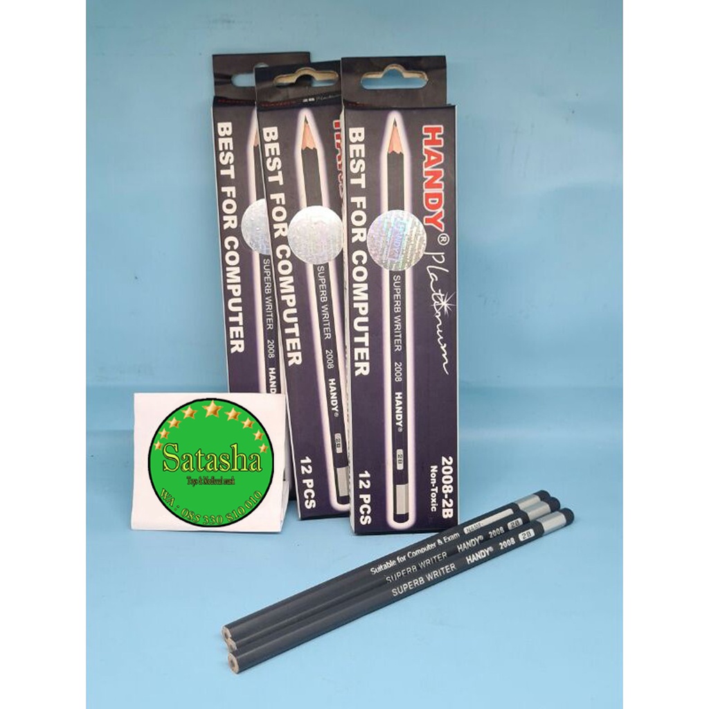 

Pensil 2B Handy Platinum 2008 isi 12pcs