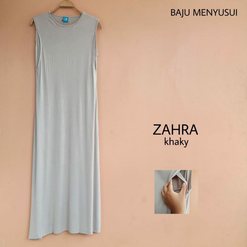 Mamigaya Zahra Inner Menyusui - Baju Menyusui - Kaos Hamil - Maxi Dress Busui