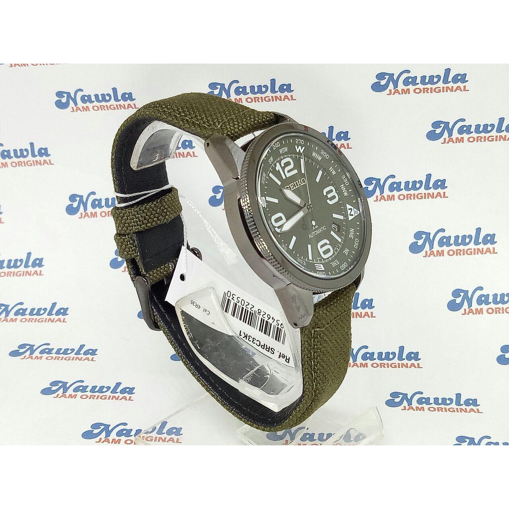 Seiko Prospex SRPC33K1 Compass Green - Jam Tangan Pria SRPC33