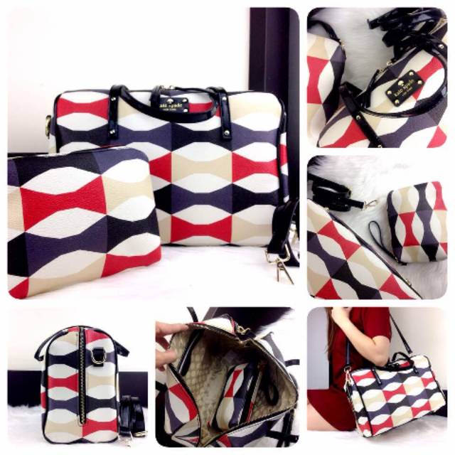 #1033 KATE SPADE Stella Speedy Satchel Bag SS18