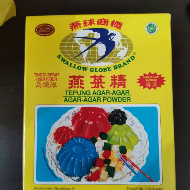 Agar agar Wallet Swallow Globe Brand 1 Sachet