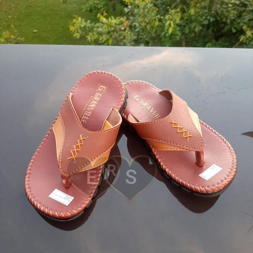 TOKOERS SDLD12 Sepatu Sandal Pria Laki Laki kulit PU