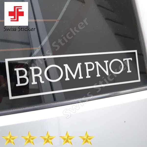 

Promo Stiker BROMPNOT Parodi Brompton - Putih Keren