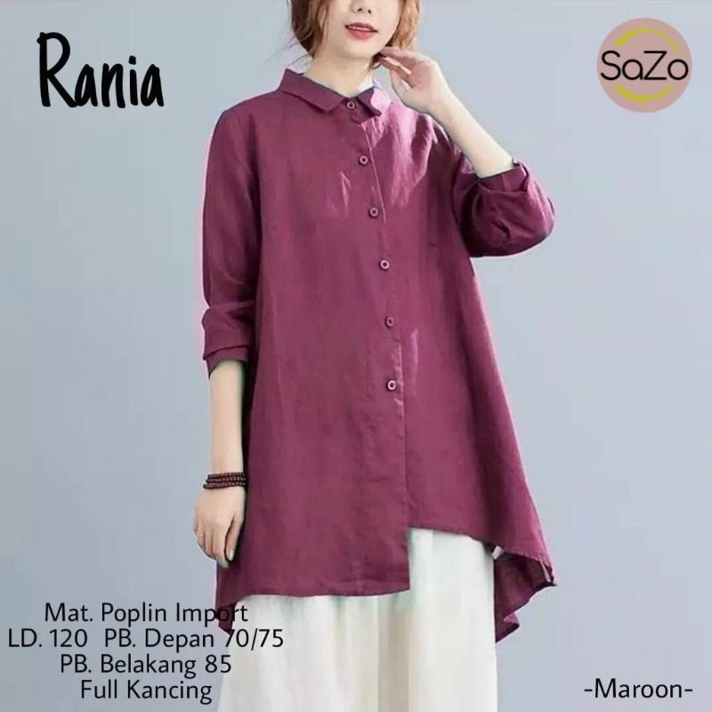 RANIA BLOUSE BAJU WANITA TERBARU BY SAZO