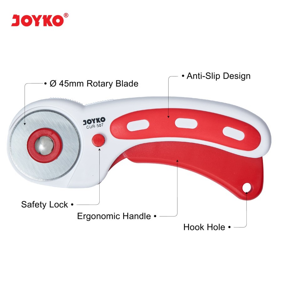 Rotary Cutter Pemotong Putar Joyko CUR-507