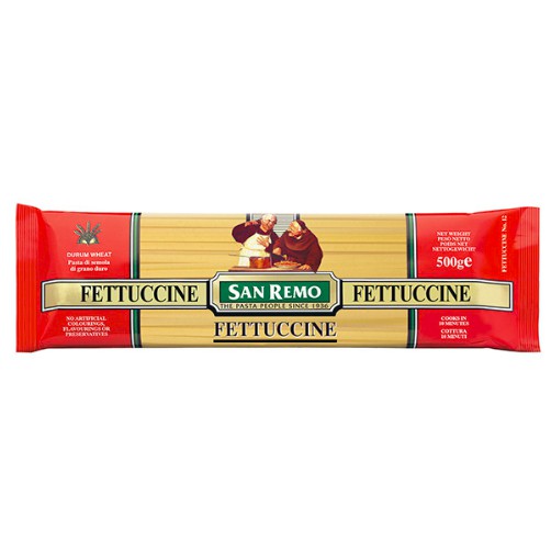 

SAN REMO | Pasta Fettuccine #12 | 500 gr (Halal ICCV - Australia)