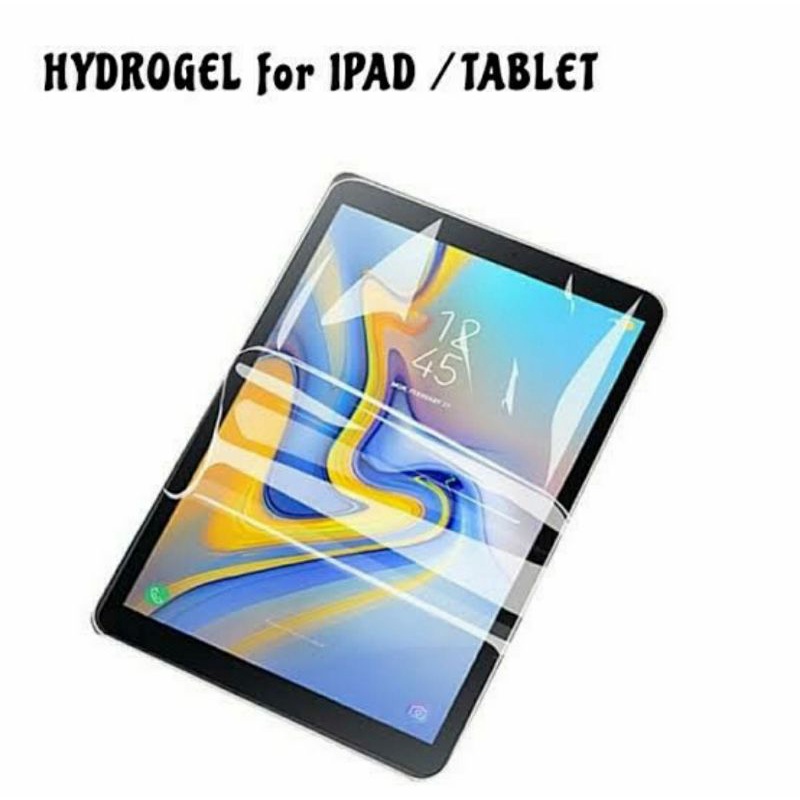 anti gores bahan hydrogel clear hd untuk tablet/ipad all merek all type hp