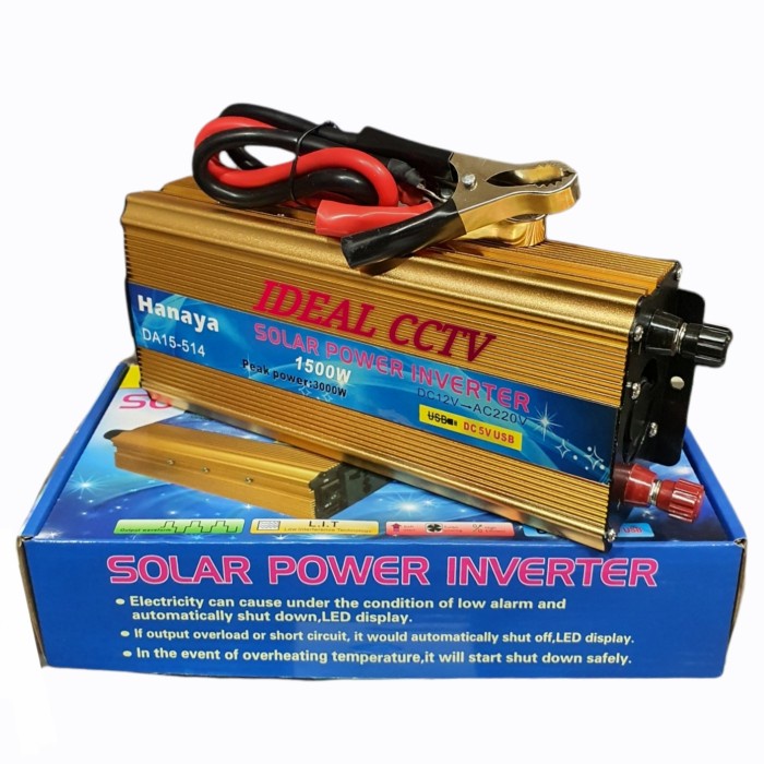 Power Inverter Pure Sine Wave 1500 Watt Hanaya Original Murni