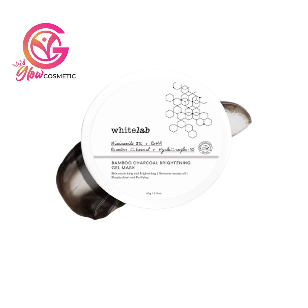 WHITELAB BAMBOO CHARCOAL BRIGHTENING GEL MASK 60G - N017335