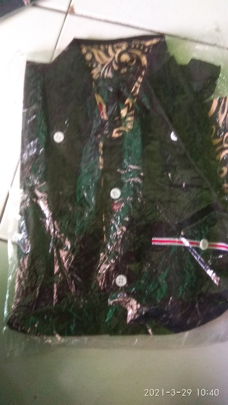 Kemeja Pria Asgard Slim Fit Lengan Pendek Kombinasi Batik / Kemeja Kerja / Kemeja Formal Casual
