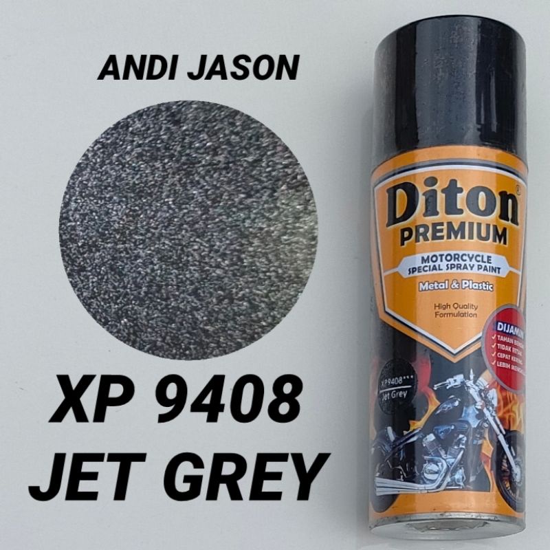 DITON PREMIUM CAT SEMPROT TAHAN BENSIN 400CC 9408*** XP JET GREY