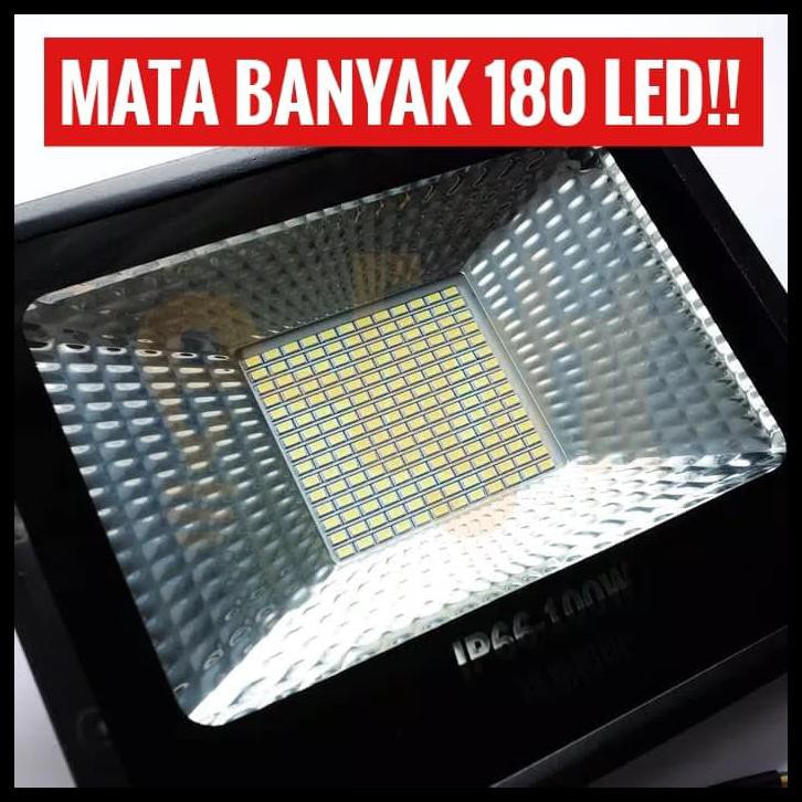 Lampu Sorot Tembak Led 100 Watt Mata Banyak 180 Mata Led Floodlight