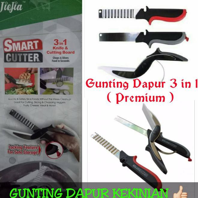 

PROMO NATAL GUNTING DAPUR 3 IN 1 / CLEVER CUTTER BARU !!! (KUALITAS PREMIUM) KODE 892