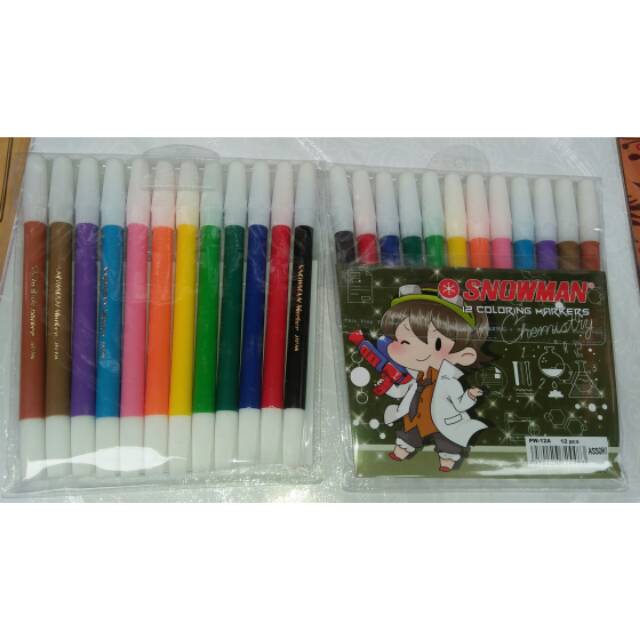 

Spidol snowman isi 12 pcs