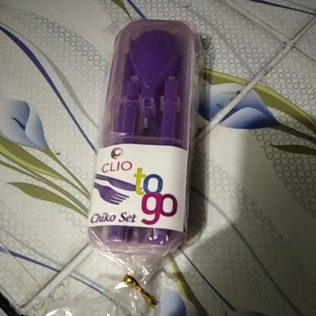 Clio - Cleo Plastic Cultery Set - Perlengkapan Makan Plastik Clio - Cleo