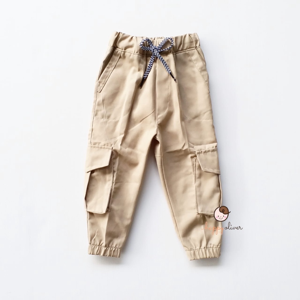 HappyOliver CELANA JOGER B PANJANG KEMPOL TALI celana pants anak laki premium