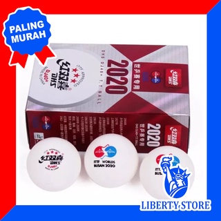 Bola PINGPONG Tenis Meja DHS 2020 ISI 6 Berkualitas IMPORT