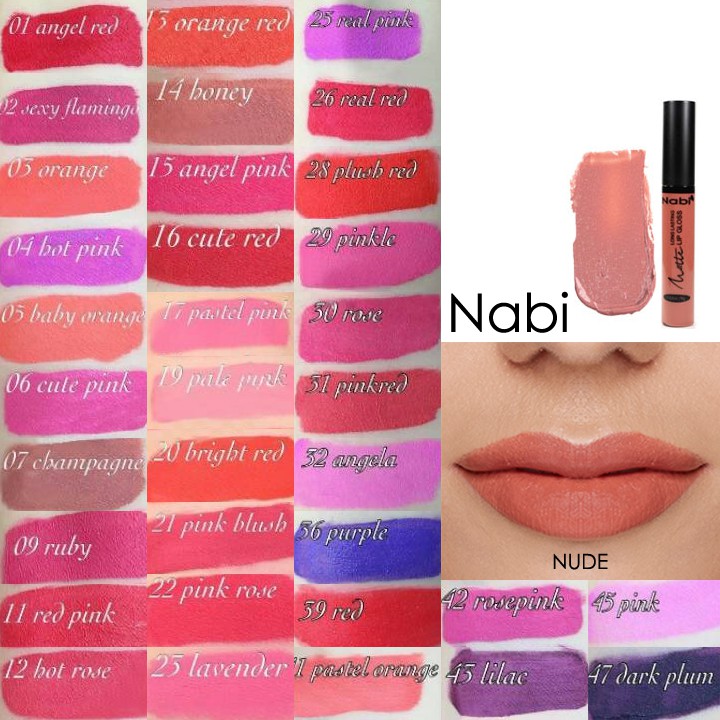 NABI MATTE LIPGLOSS VARIAN ( A-N )