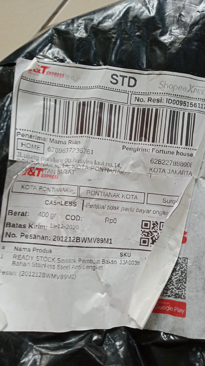 Mic Sendok Pembuat Bakso Bahan Stainless Steel Anti Lengket