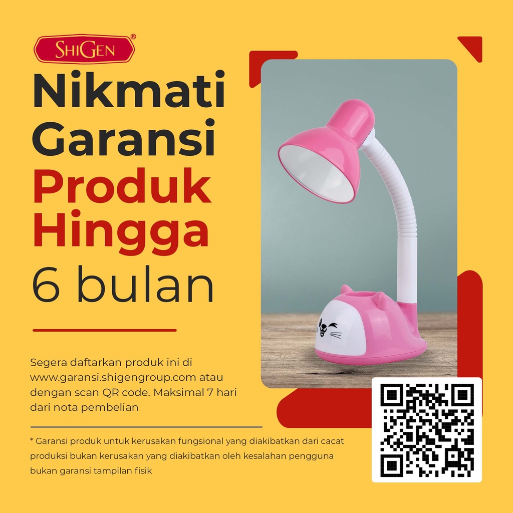 LAMPU BELAJAR /LAMPU KERJA / LAMPU BACA SHIGEN SG 320