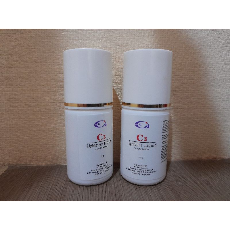 C3 Lightener Serum menghilangkan bekas jerawat Bio Kusuma | 100% Original