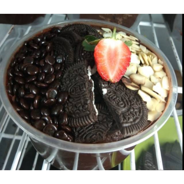 

Cake lumer 450ml chococips coklat+oreo+almond