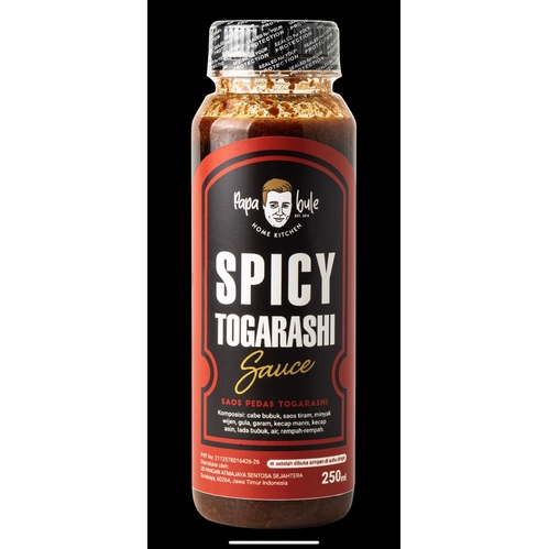 

HALAL PREMIUM Spicy togarashi sauce papabule 250ml sauce pedas pepper jepang nomor halal: LPPOM-07060014450922