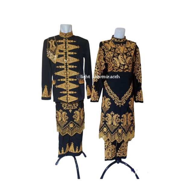 Baju Pengantin Acet Set Lengkap/Pakaian Adat Aceh/Baju Adat Aceh