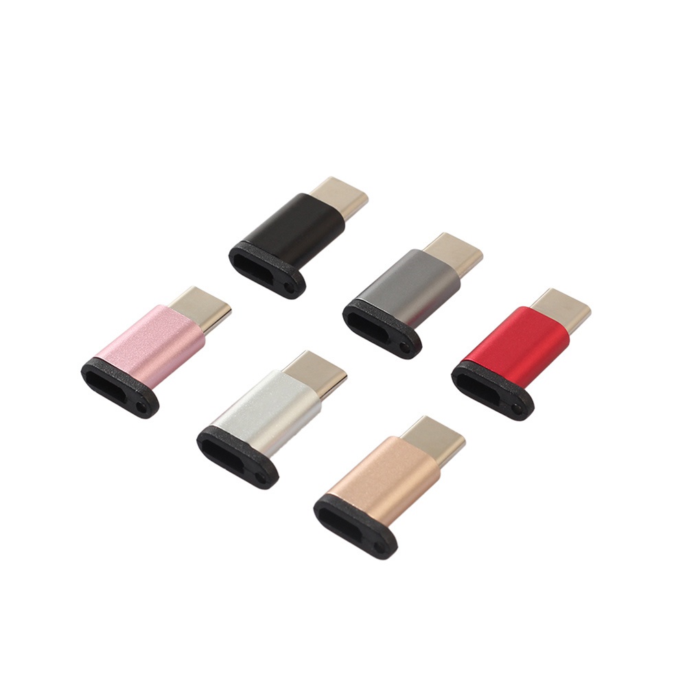 Adaptor Konektor Konverter Micro USB Female Ke Male USB Tipe C Untuk Macbook