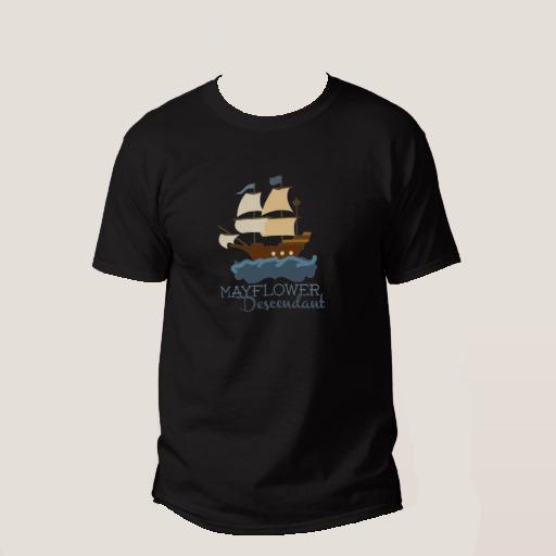 Mayflower Descendant Kaos Murah