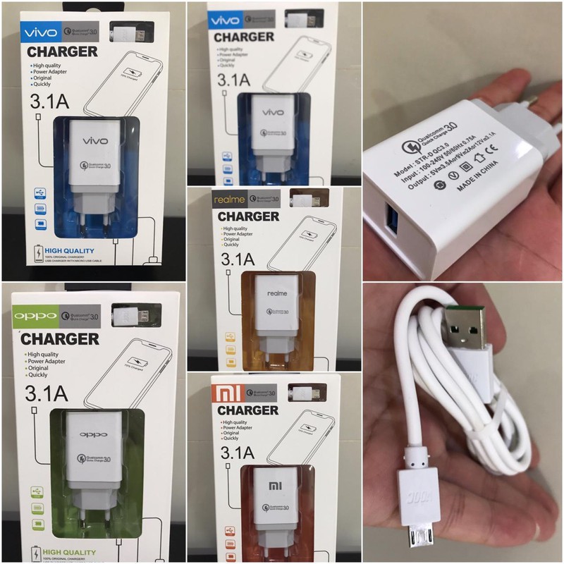 Travel Charger TC BRANDED Model 3.1A OPPO