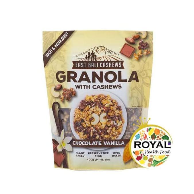 

Terlaris! East Bali Cashews Granola Choco Vanilla 400Gr Cashew