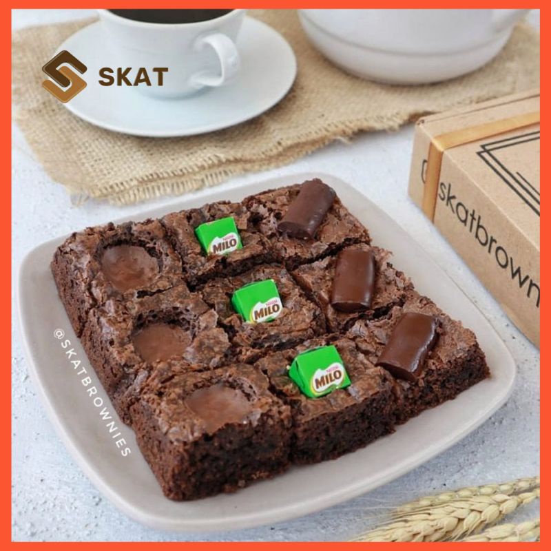 

Brownies Panggang Mini / Brownies Fudgy Mini / Brownies Skat Mini / Brownies Mini Coffee