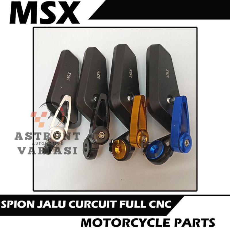 Spion Jalu Bar End Mirror Circuit MSX Universal Motor Nmax Pcx Honda Yamaha