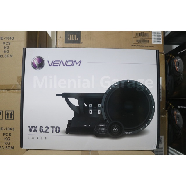 Speaker Split 6,5 inch 2 Way Venom Turbo VX6.2TO VX 6.2 TO VX-6.2TO Speaker Audio Mobil Asli Murah