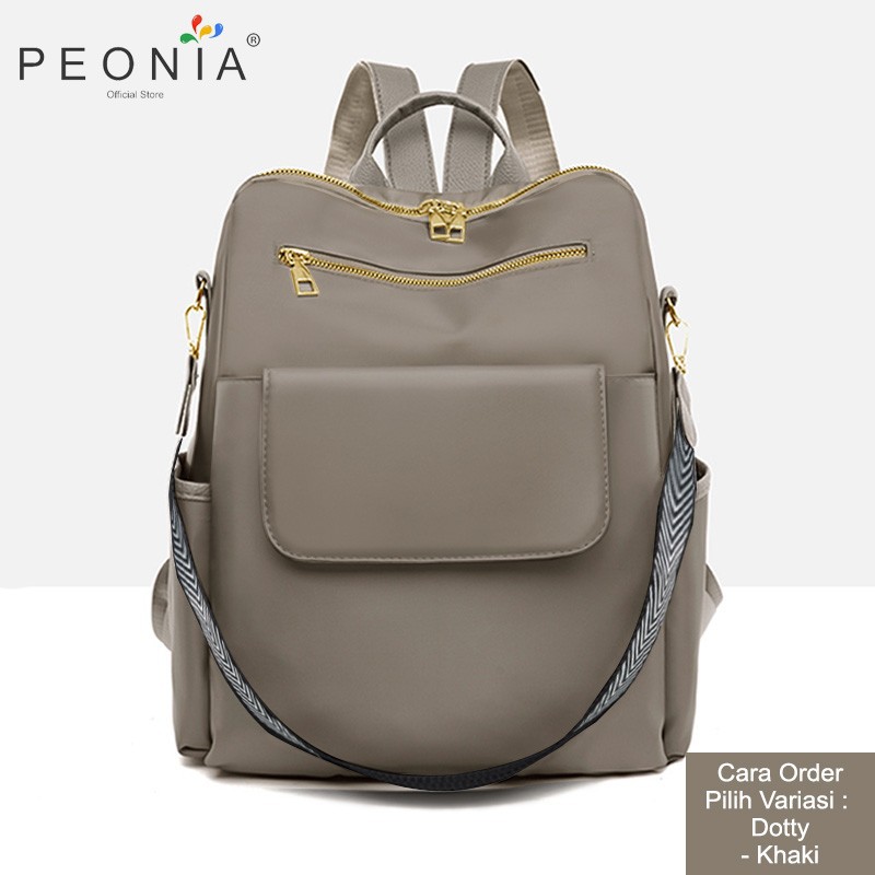 Tas besar wanita terbaru batam kulit Tas punggung T7P2 import ransel kulit Multifungsi anti air cewe