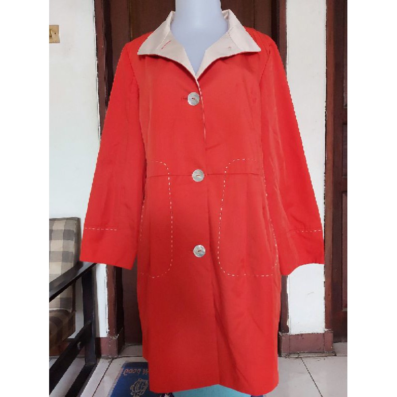 Coat Merah Waterproof