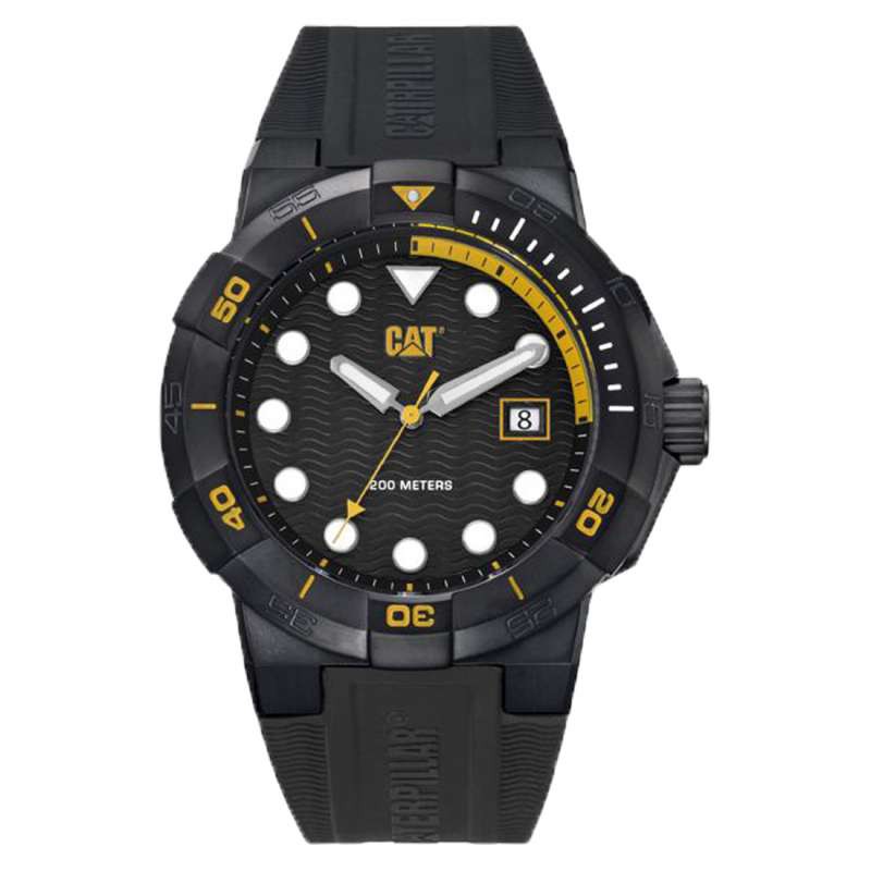 Jam Tangan Pria Caterpillar CAT SI.161.21.127  Tali Karet Original Garansi 2 Tahun